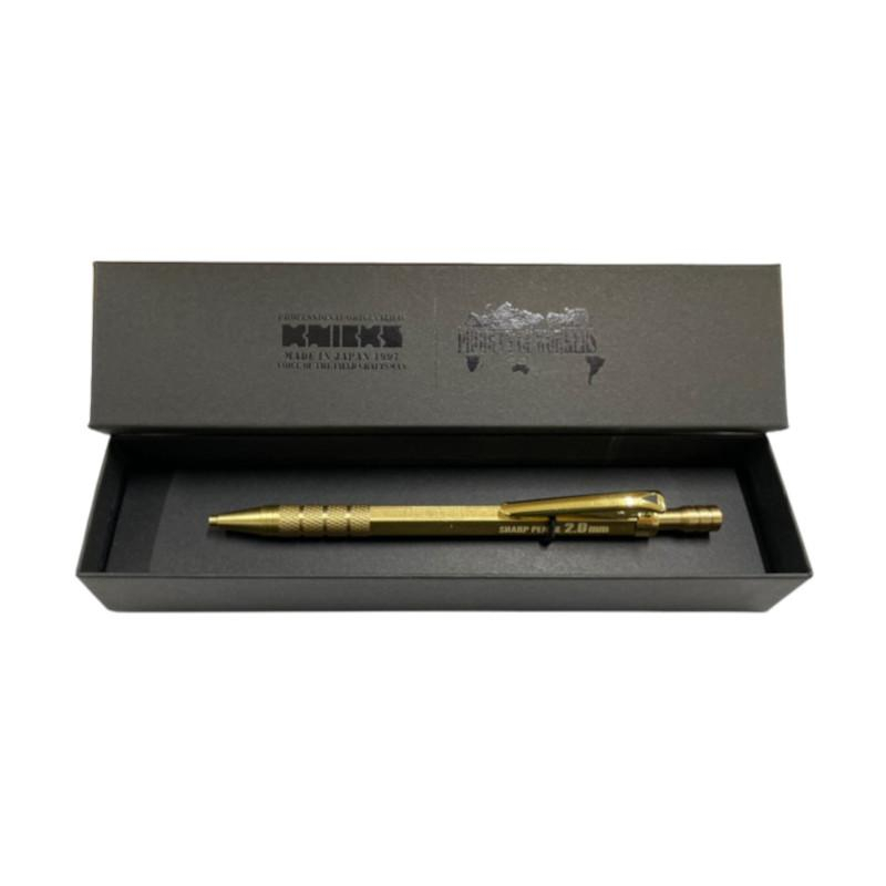 [士東工具] KNICKS 尼克斯 漸進式 工程筆 2.0mm 黃銅製 金色 S-2H