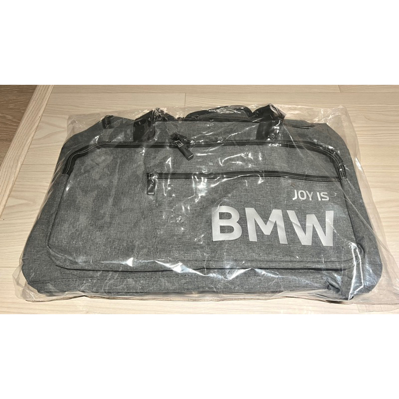 BMW旅行袋灰色 全新 旅遊袋 行李袋