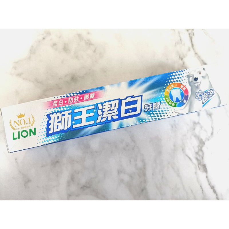 日本 Lion 獅王 潔白牙膏-超涼200g  牙齒美白