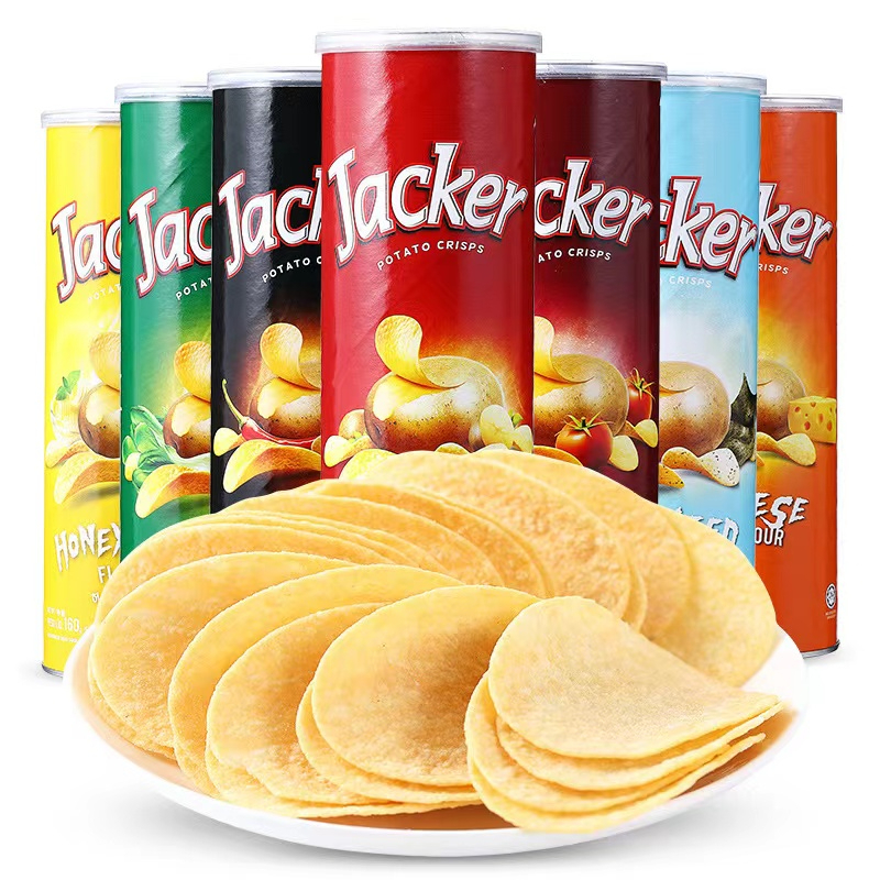 東南亞零食 馬來西亞 Jacker杰克薯片160g進口休閒零食品土豆片小吃膨化薯片