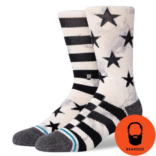 【 🇺🇸大鬍子美國襪子選品 】STANCE - SIDEREAL 2 CREW SOCKS經典印花設計系列街頭休閒長襪