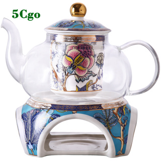 5Cgo【樂趣購】英式下午茶茶具套裝花茶咖啡具歐式耐熱玻璃陶瓷骨瓷茶壺批發含稅可開發票t625433341933
