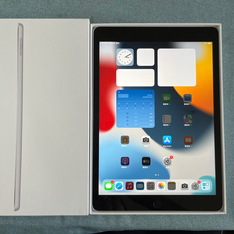 iPad 9 64G WiFi版 銀 95新 無傷 保固到明年 功能正常 二手 Ipad9 A2602 平板 10.2吋