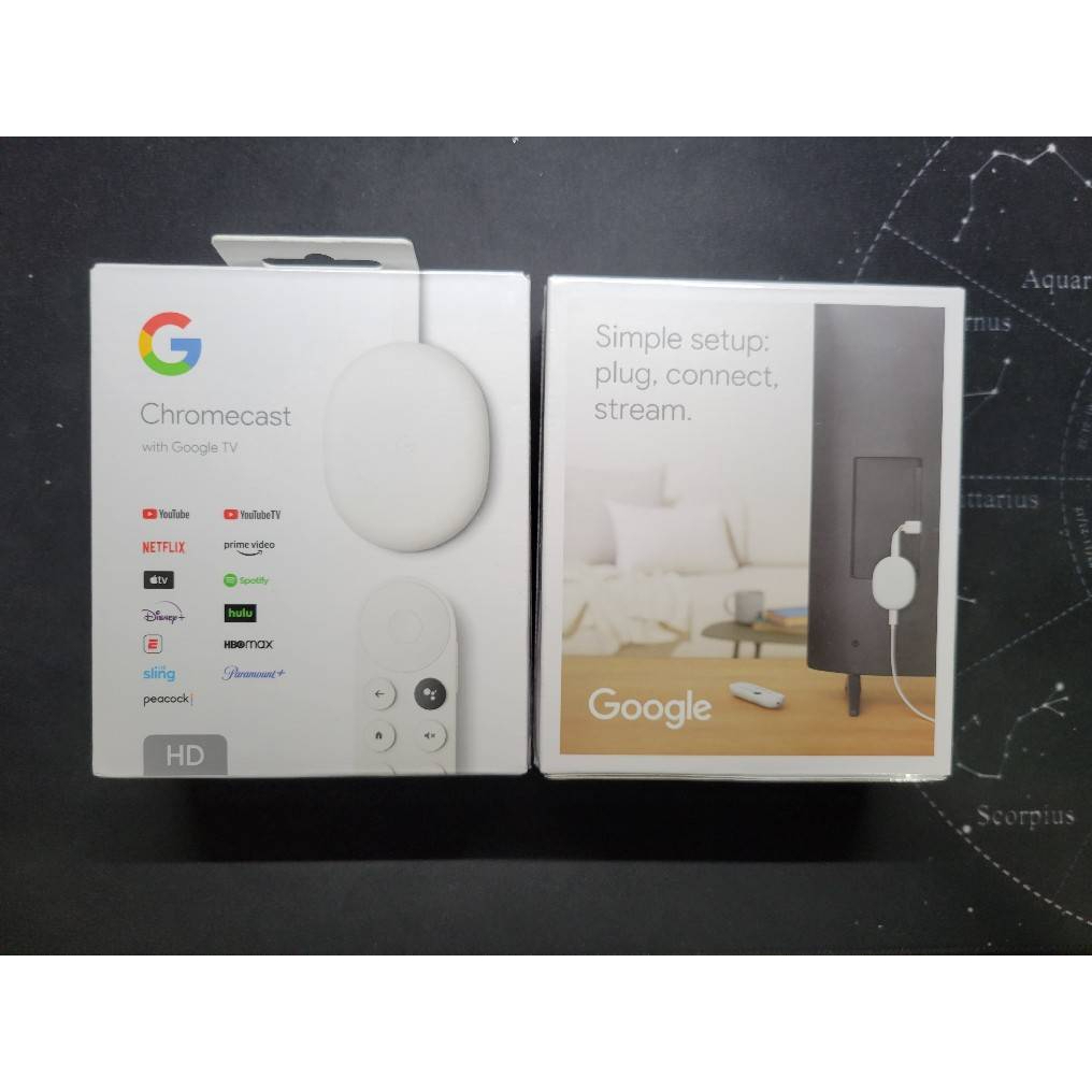 水貨  全新 Google Chromecast  HD (支援Google TV)