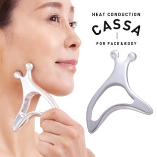 ❤️甜甜小舖❤️日本 Alphax Cassa 熱傳導 臉部 全身 身體 美容棒 按摩棒 小臉棒 淋巴按摩