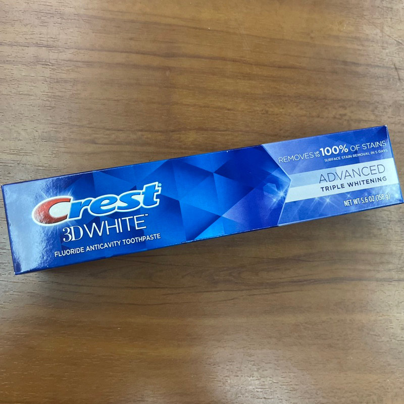CREST 美白牙膏 Triple Whitening Toothpaste Odol Pemutih