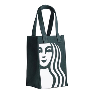 【二手現貨】星巴克 森林綠 隨行杯袋 飲料提袋 環保袋 Starbucks