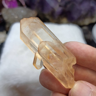 飛水晶-78(38g)橘子水晶、水晶柱