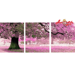 【ArtLife 藝術生活】93036初戀的地方 40x50cmx3幅含框 DIY 數字油畫 彩繪 全館現貨