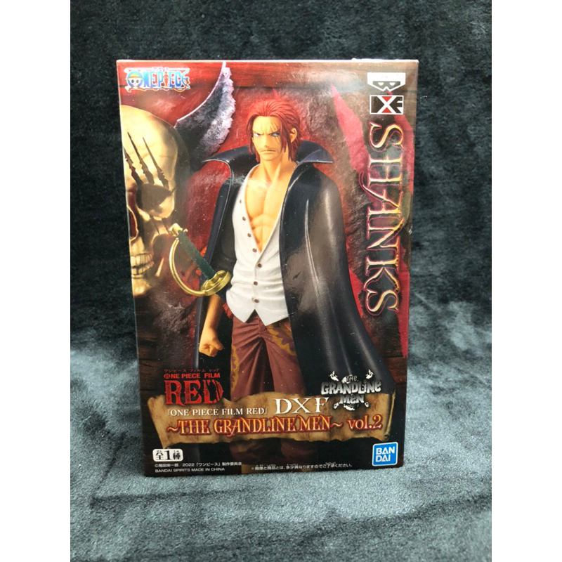 BANPRESTO 日版 景品 海賊王 航海王 劇場版 RED 紅髮歌姬 DXF  MEN vol.2 紅髮傑克 公仔