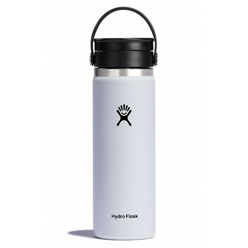 【Hydro Flask】HFW20 20oz 旋轉咖啡蓋保溫瓶 經典白