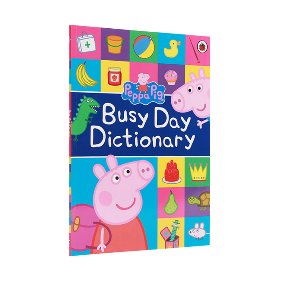 🐛毛毛蟲點讀🔥現貨在台速發☘️Peppa Pig忙碌的一天主題詞典 Busy Day Dictionary小彼恩 凱迪克