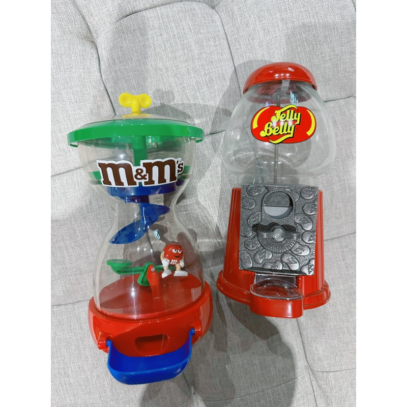 m&amp;m’s巧克力人糖果機 Jelly Belly雷根糖糖果機 糖果罐 糖果收納 糖果玩具