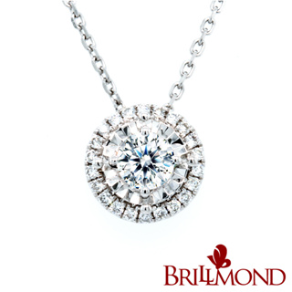 【BRILLMOND JEWELRY】GIA 30分 D/VVS1 PT95鉑金 閃亮墜