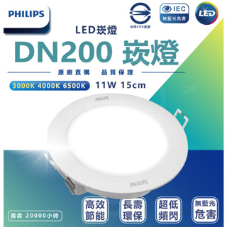 🌟LS🌟 最新含稅 飛利浦 PHILIPS DN200 15cm 11w 超節能 取代原DN020 16w