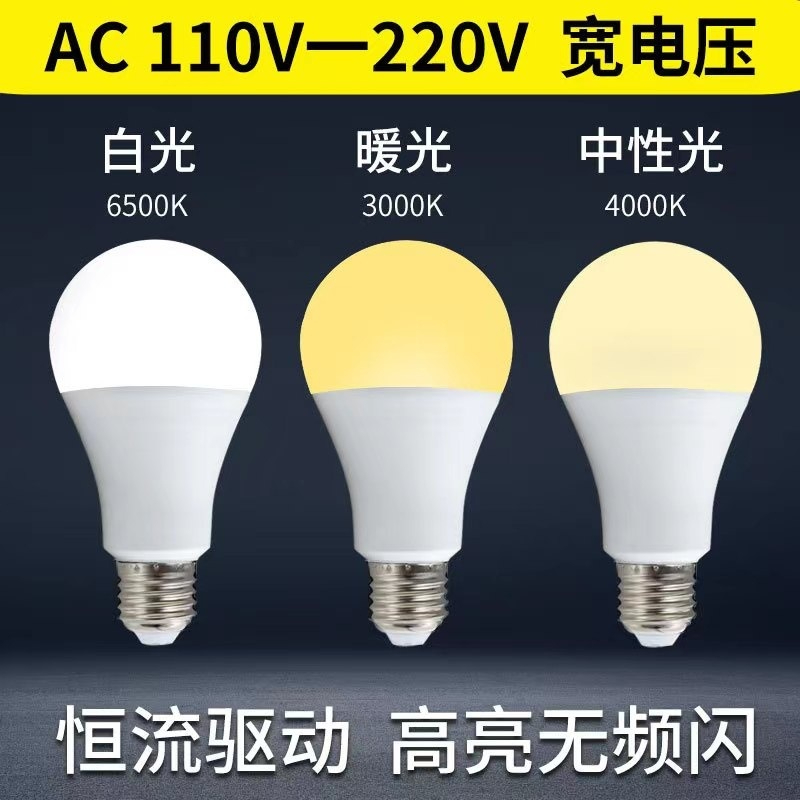LED 燈泡 3W 8W 10W 12W  CNS 商檢認證 E27燈頭