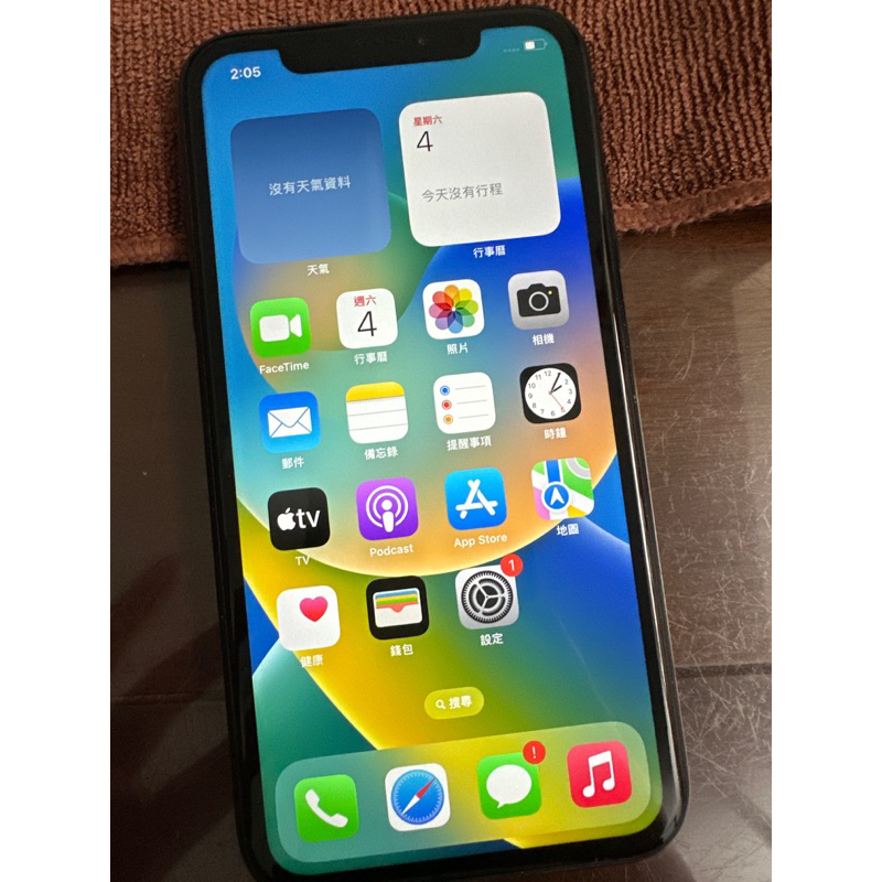 二手機 舊機iPhone XR 黑色 64G Apple 附犀牛盾手機殼