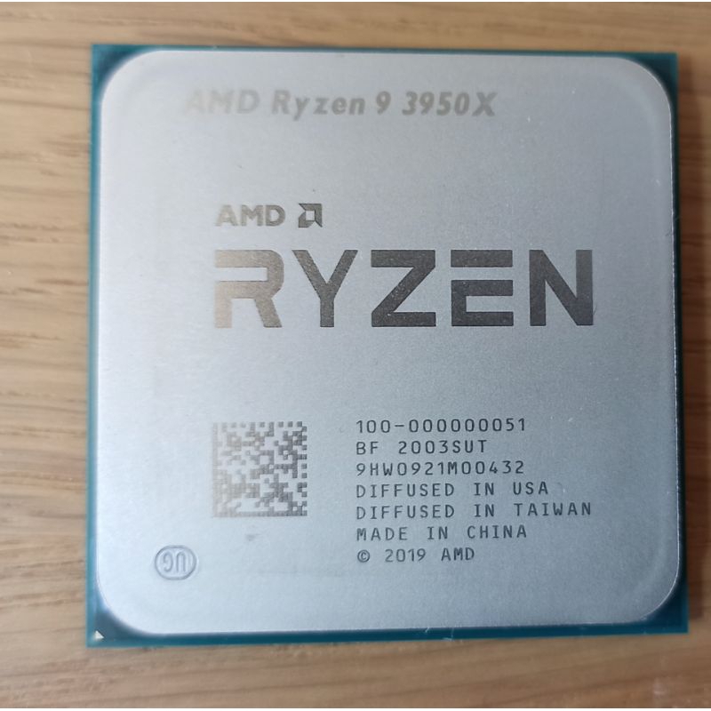 CPU AMD R9 3950X 高階處理器 保固內 不議價
