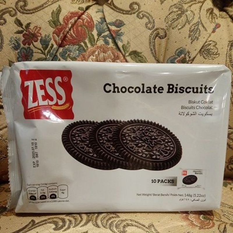 出乎意料的好吃 ZESS 巧克力餅乾 148g  不甜膩 即期