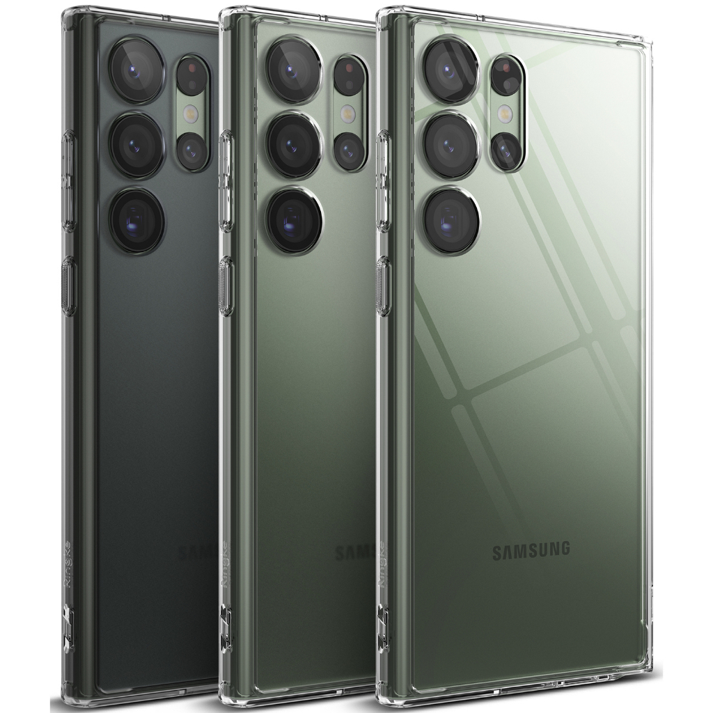 Ringke Fusion 透明 啞光 啞光黑 防刮硬背軟邊手機殼  Galaxy S23 Ultra
