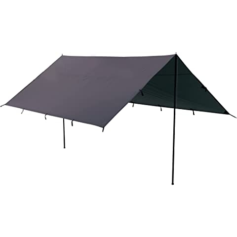 【日本直送】日本露營品牌 OUTDOOR MAN 天幕 QUADRADO TARP 客廳帳 開放式帳篷 抗UV 高防水