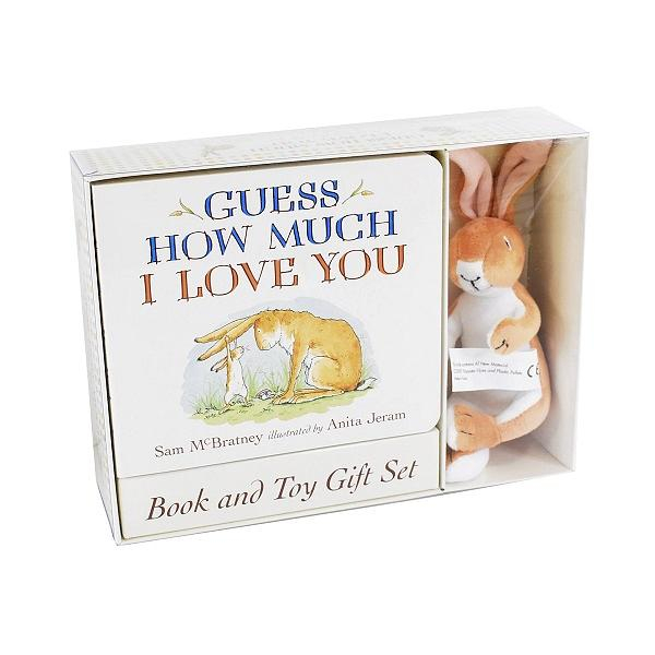 Guess How Much I Love You: Board Book &amp; Toy Gift Set/猜猜我有多愛你?/硬頁書+掌心兔娃娃禮盒組/Sam McBratney eslite誠品