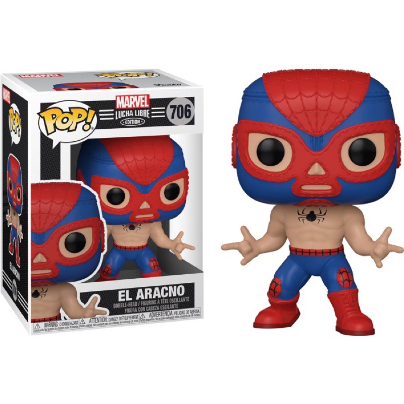 FUNKO POP 706 摔角系列 蜘蛛人 漫威 Marvel 運動 摔角 代理版