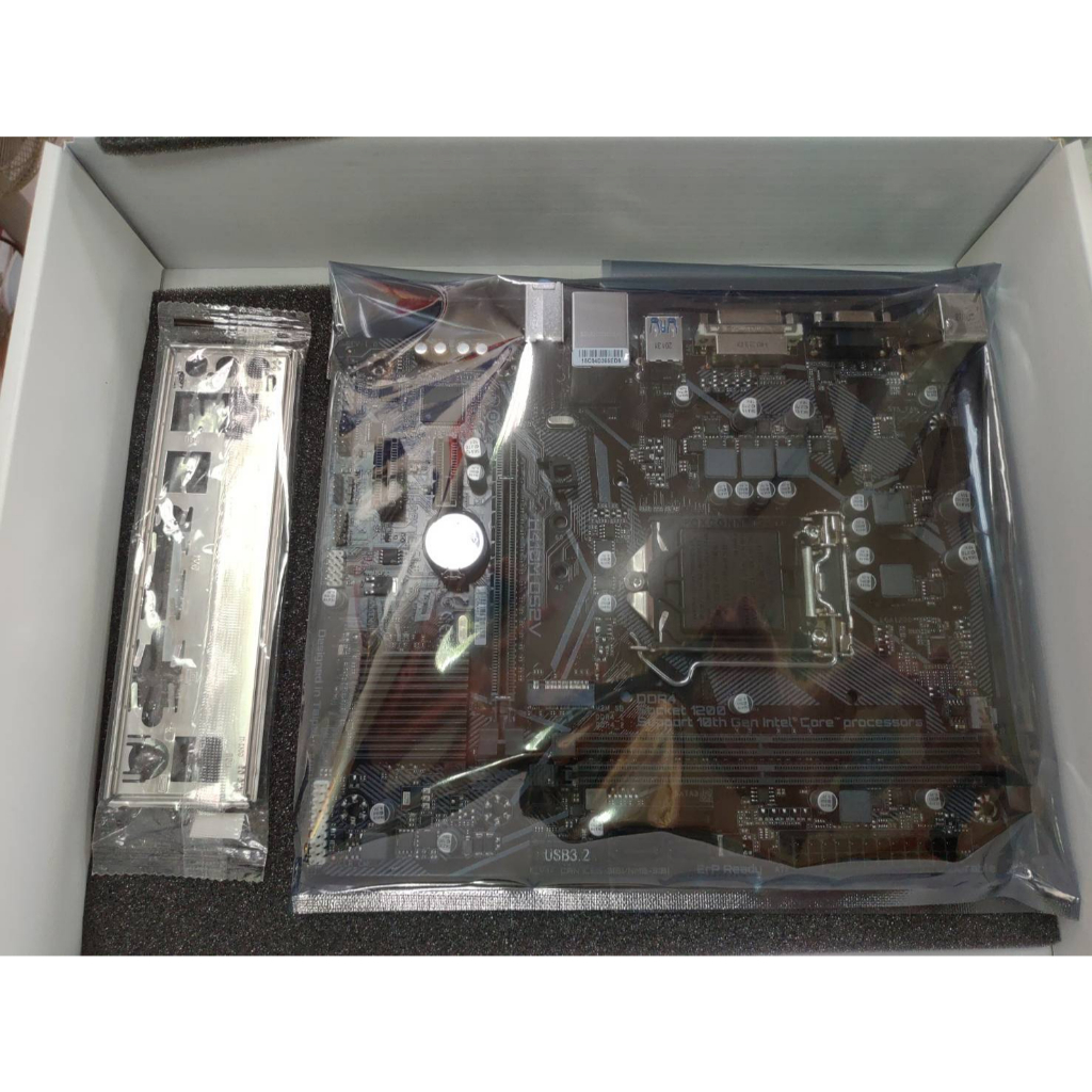 【大台南電腦量販】 技嘉 主機板 GA H410M DS2V (白盒) 庫存良品 含擋版 LGA 1200