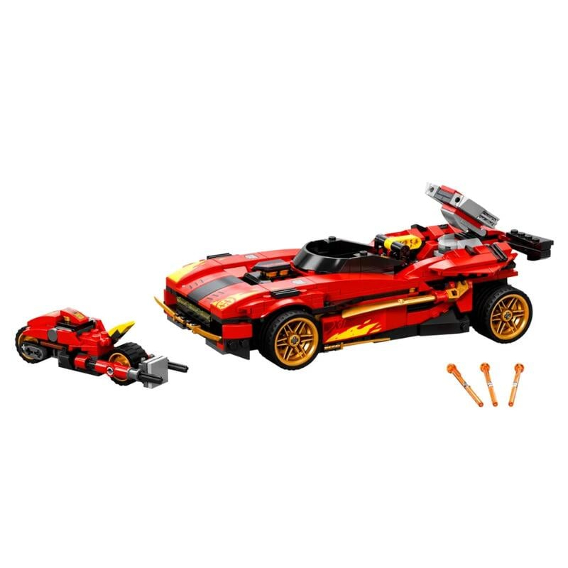 [二手9成新]LEGO 71737 X-1 Ninja Charger X-1 忍者電極跑車 附蘿蔔人偶