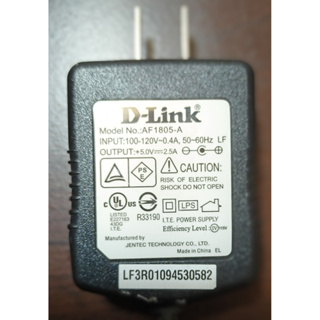 D-Link AF1805-A 5V 2.5A 電源轉接器 變壓器 AC ADAPTER