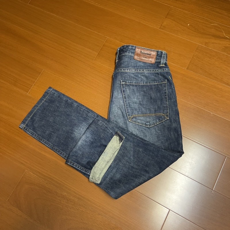 (Size 31/32版稍大) Timberland 直筒牛仔褲 (3M33-2)