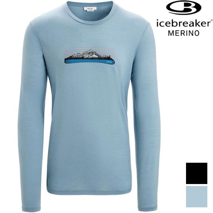 Icebreaker Tech Lite II AD150 男款 美麗諾羊毛排汗衣/圓領長袖上衣 白雪皚皚 0A56NK