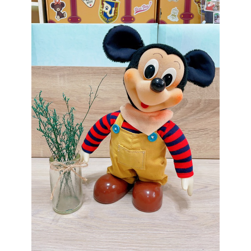 《迪士尼的鴨箱寶》 絕版老物 日本迪士尼米奇 老玩具 發條玩具