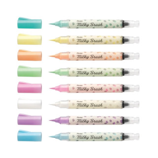 【CHL】PENTEL MILKY BRUSH 牛奶毛筆 彩繪毛筆 彩繪牛奶筆 科學毛筆 XGFH-P