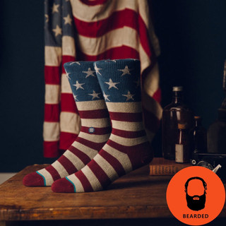 【 🇺🇸大鬍子美國襪子選品 】STANCE - THE FOURTH CREW SOCKS經典印花設計系列街頭休閒長襪