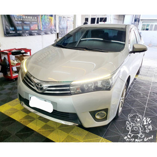 銳訓汽車配件-麻豆店 Toyota 11代Altis 安裝ALPINE T04(DVR-M01D)影像級 雙錄行車記錄器