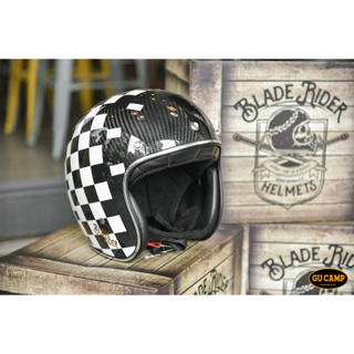 GU CAMP騎士部品 （現貨） Blade Rider 二代 VIKINGS 碳纖維 輕量 小帽體 安全帽 亮光賽車格