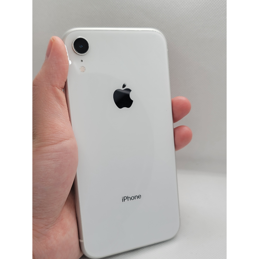 APPLE iPHONE XR二手機中古機 256G 白色9成新/IPHONE二手機中古機/新北樹林二手機專賣店