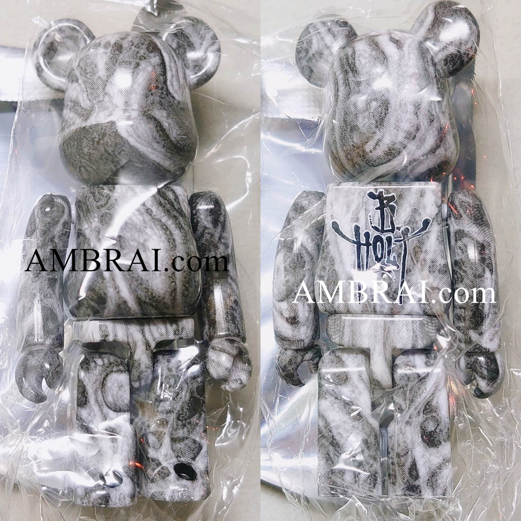 「AMBRAIz」Be@rbrick 45代 100% 庫柏力克熊 藝術家 B.Holt 孢子世界 單抽 盲盒 隱藏 灰