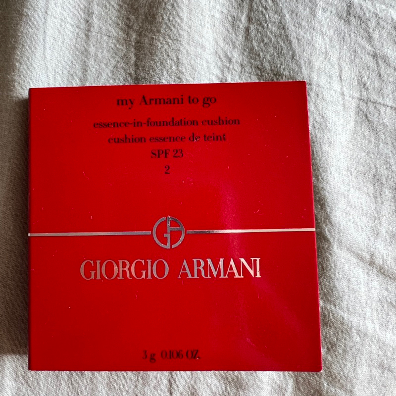 Giorgio Armani GA 亞曼尼 完美絲絨持久氣墊粉餅#2 3g
