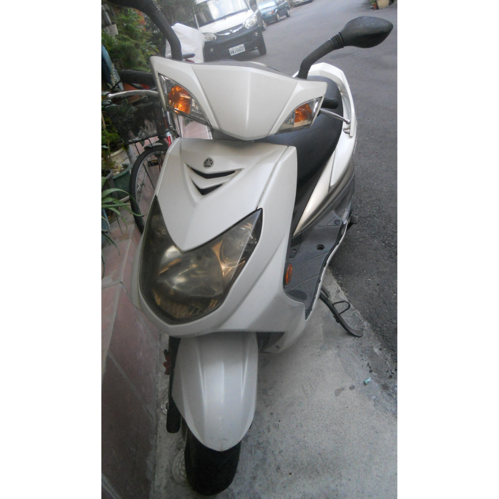 自售 YAMAHA 新勁戰 二代125 碟煞2010/9月 白金色 優質中古車 可交換100CC 機車(補差價)