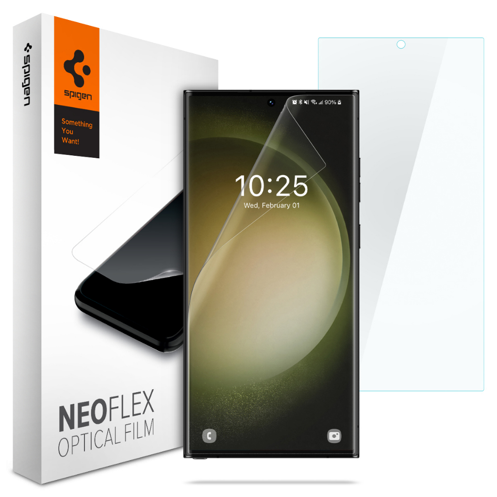 Spigen Galaxy S23 Ultra/S23+/S23 極輕薄防刮保護貼(2入組)_官旗店