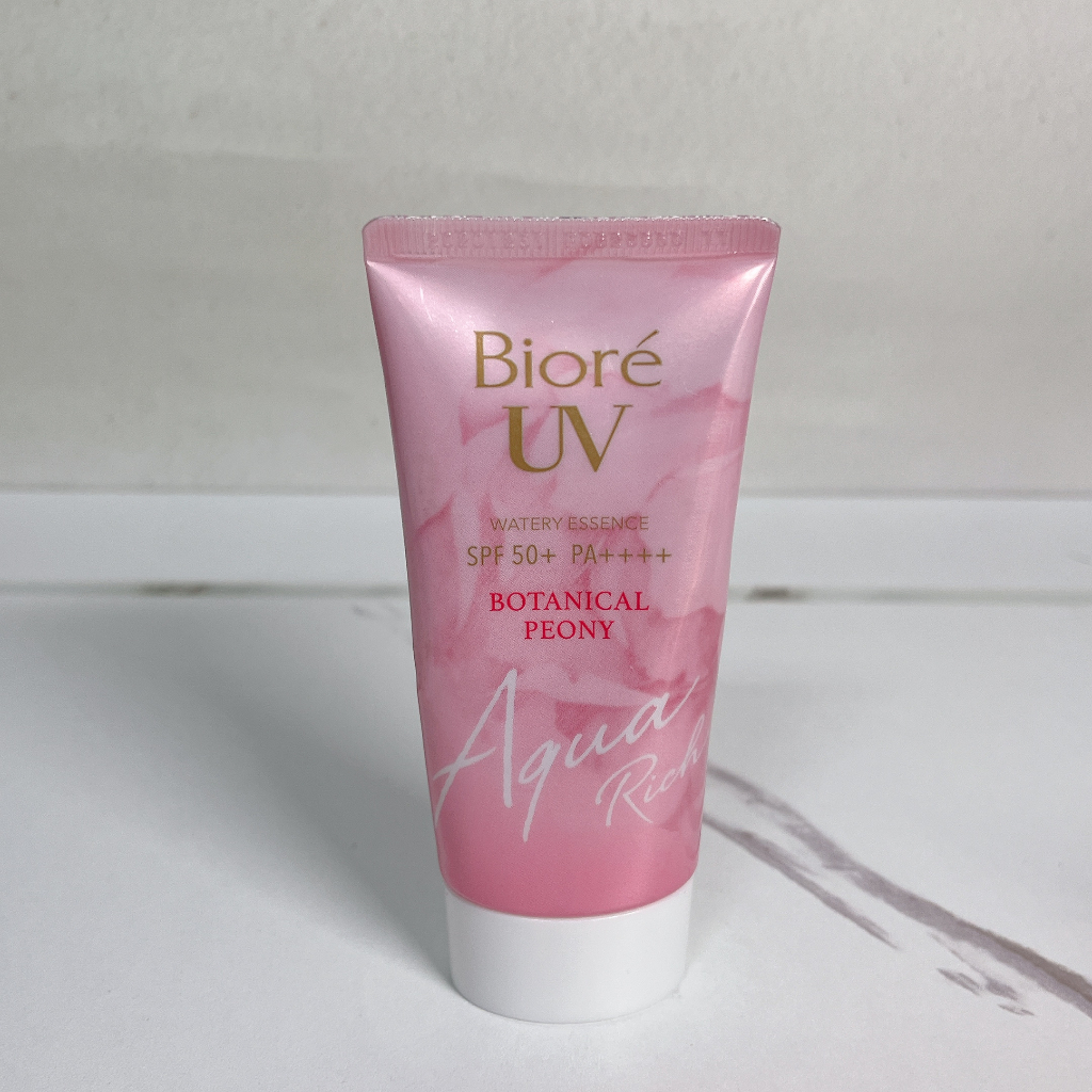 【二手】Biore 蜜妮 水防曬保濕水凝乳SPF 50+ PA++++(粉戀花香)