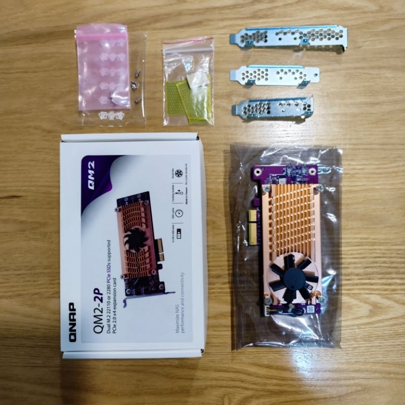QM2-2P-244A Dual M.2 22110/2280 PCIe SSD 擴充卡