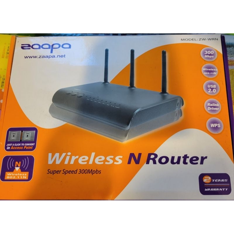 Zaapa ZW-WRN 無線IP分享器 ROUTER / AP