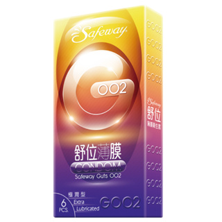 Safeway 舒位薄膜G002衛生套(極潤型，6入) 1盒【家樂福】