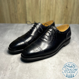 Folklore Classic 固特異手工真皮三接頭雕花牛津鞋 雕花皮鞋 Oxford Brogues 可客製