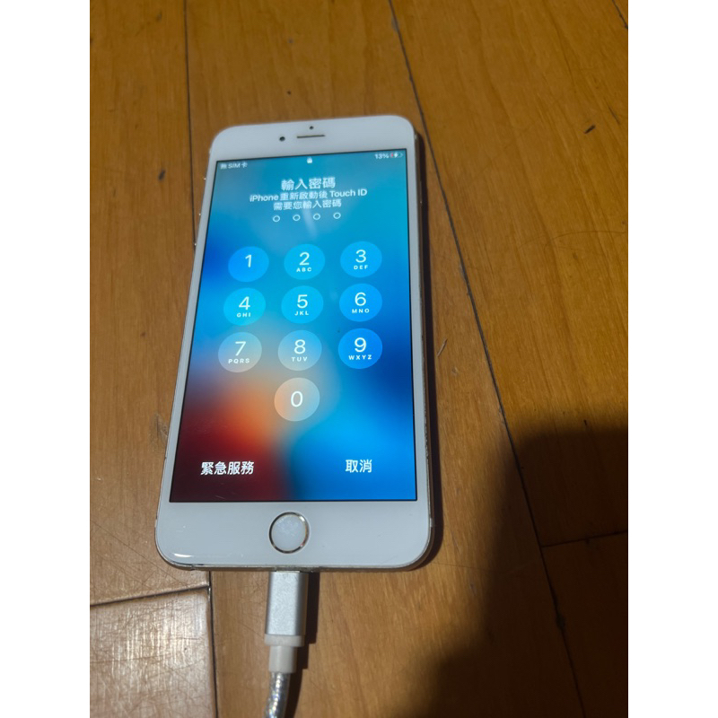 iPhone 6 Plus有數字所鎖有沒有ID鎖不清楚螢幕觸碰正常零件機出售售後不退