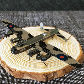 ◎MARS益智玩具◎彩色蘭開斯特轟炸機◎3D立體金屬拼圖◎(創意diy金屬模型-蝕刻片)