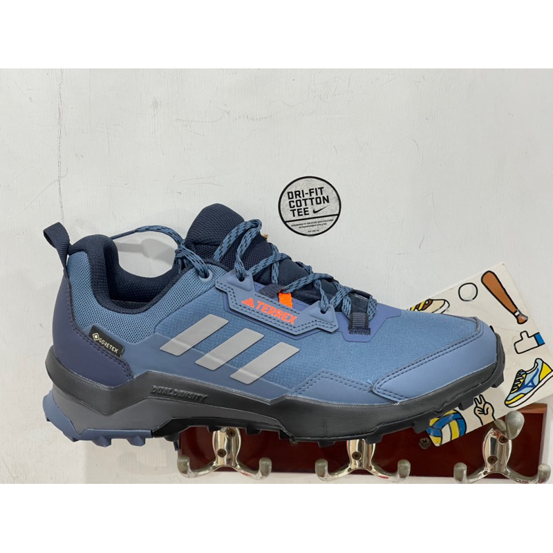 大灌體育👟愛迪達 TERREX AX4 登山鞋 Gor-tex 藍 男 戶外鞋 慢跑鞋 防水 HP7397